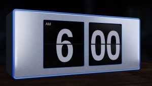 6am Digital Clock