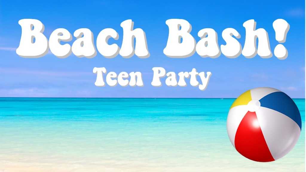 Beach Bash Logo for Ad